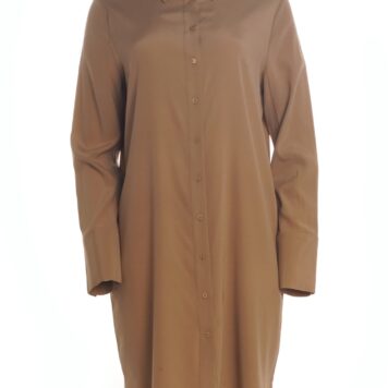 Hemdblusenkleid coffee