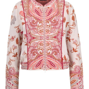 Bomber Jacket, Paisley Pattern
