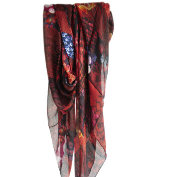 Scarf red