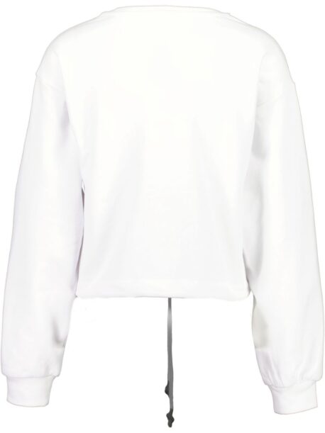 Hudson Sweat crop white