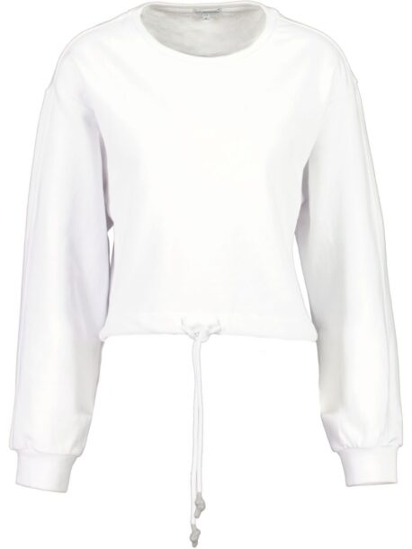 Hudson Sweat crop white