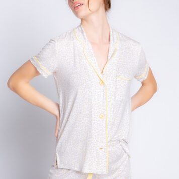Pyjama Short offwhite leo