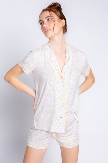 Pyjama Short offwhite leo