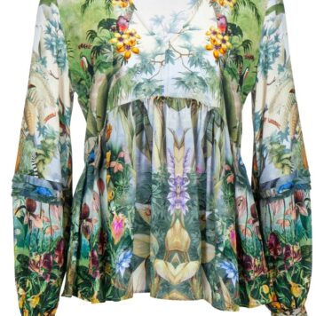 Princess goes Hollywood Bluse mit Dschungel-Print