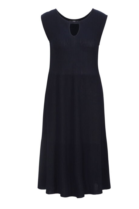 Ivko Solid Dress Navy
