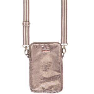 BRASI&BRASI Handy&Zip Stripe Glitter anthrazit