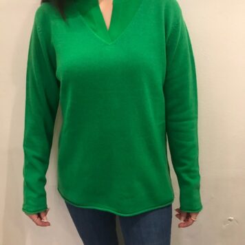 Herzen‘sangelegenheit Pullover Cashmere green-bae