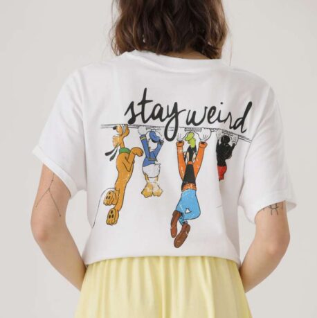 FROGBOX Mickey T-Shirt "stay weird"