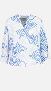 BETTER RICH Wyona Blouse Wide Blue