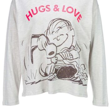 Langarmshirt Snoopy Hugs & Love