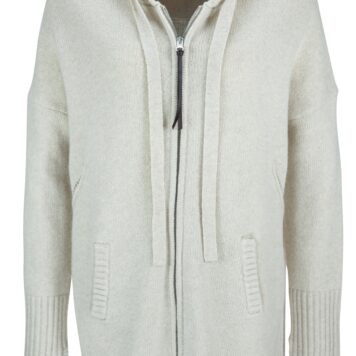 FROGBOX Cardigan "La vie est belle" mit Zip