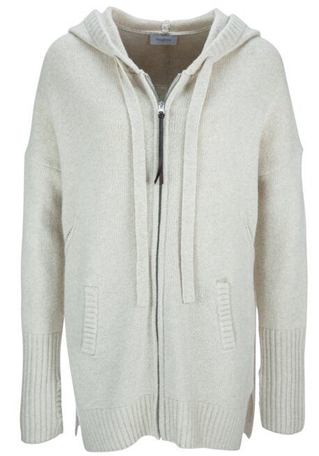 FROGBOX Cardigan "La vie est belle" mit Zip