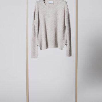 Herzen‘sangelegenheit RNeck Pullover Spray-Grey