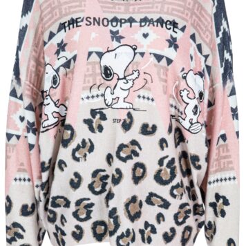 FROGBOX Snoopy Pullover mit Norwegermuster