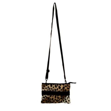MARS&MORE Crossbody tasche umschlag schwarz panther