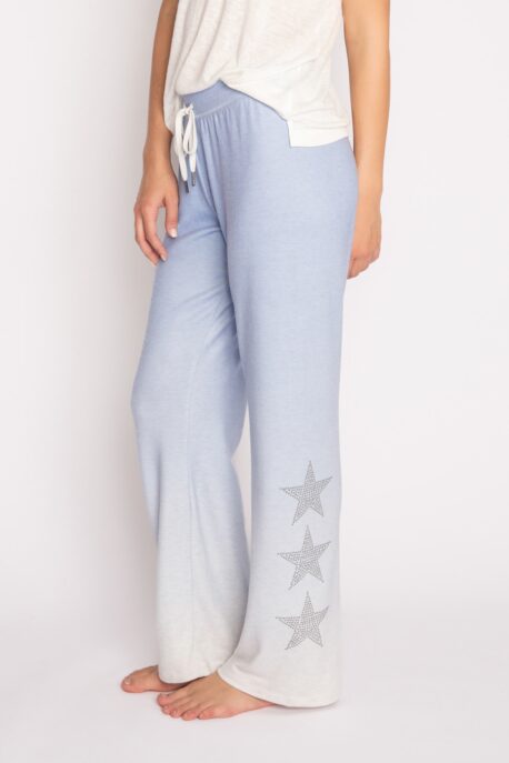 P.J. SALVAGE Pant Sterne blau