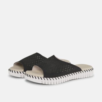 ILSE JACOBSEN Sandale Slip black