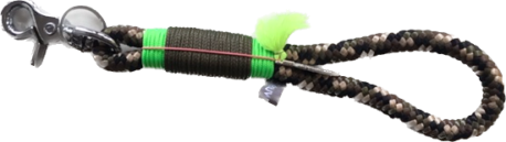 DIE TAUWERKSTATT Keyholder Camouflage Feder silber