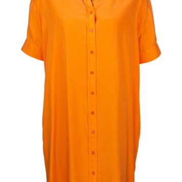 PRINCESS GOES HOLLYWOOD Blusenkleid aus Lyocell orange