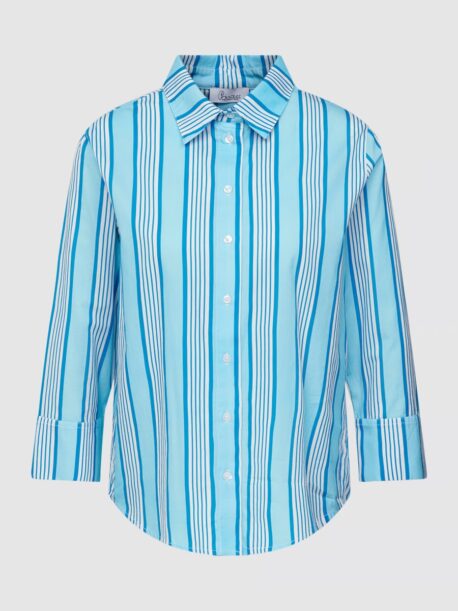 PRINCESS GOES HOLLYWOOD Hemdbluse mit Streifenmuster blau
