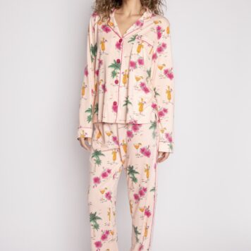 P.J. SALVAGE Pyjama Longdrink pink