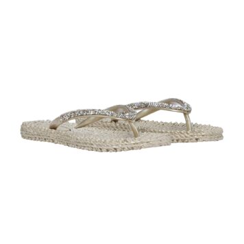 ILSE JACOBSEN FlipFlop Cheerful platin-glitter