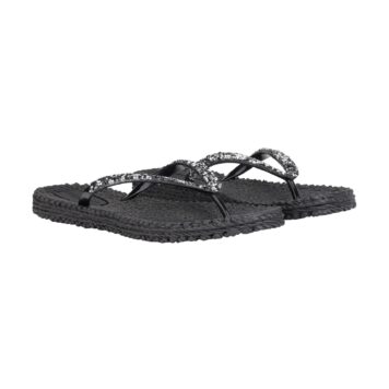 ILSE JACOBSEN FlipFlop Cheerful black-glitter