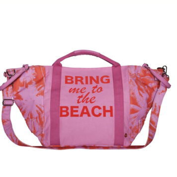 CUTE STUFF L-Shopper Palmtree superpink