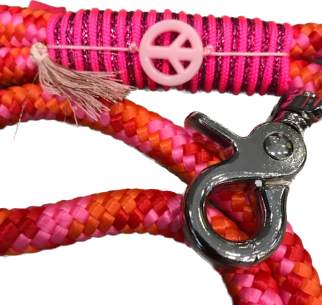 DIE TAUWERKSTATT Keyholder lang Camopink-Peace Silber
