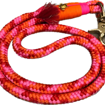 DIE TAUWERKSTATT Keyholder lang Camopink-Orange Gold