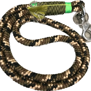 DIE TAUWERKSTATT Keyholder lang Camouflage-Grün Silber