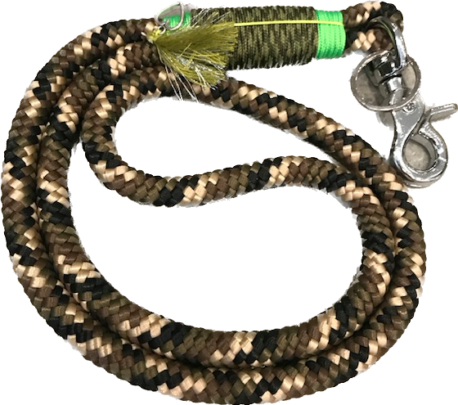 DIE TAUWERKSTATT Keyholder lang Camouflage-Grün Silber