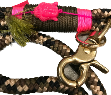 DIE TAUWERKSTATT Keyholder lang Camouflage-Kaki Gold