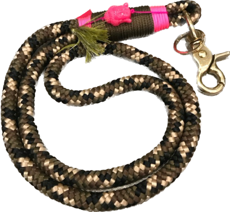 DIE TAUWERKSTATT Keyholder lang Camouflage-Kaki Gold