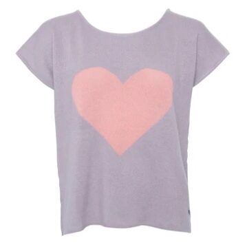 CUTE STUFF Pullover Letitia Heart cloudy