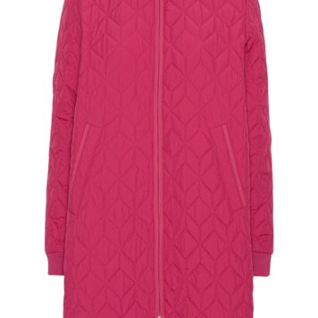 ILSE JACOBSEN PaddedQuiltCoat sangria