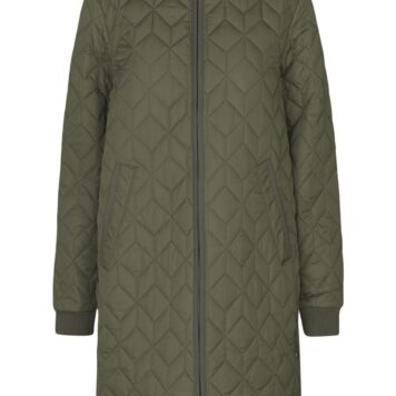 ILSE JACOBSEN PaddedQuiltCoat army