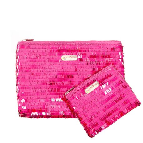 BRASI&BRASI kultur & makeup bags pink (im SET )