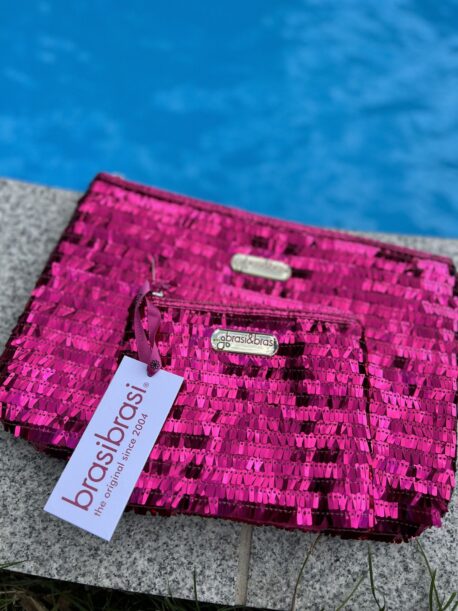 BRASI&BRASI kultur & makeup bags pink (im SET )