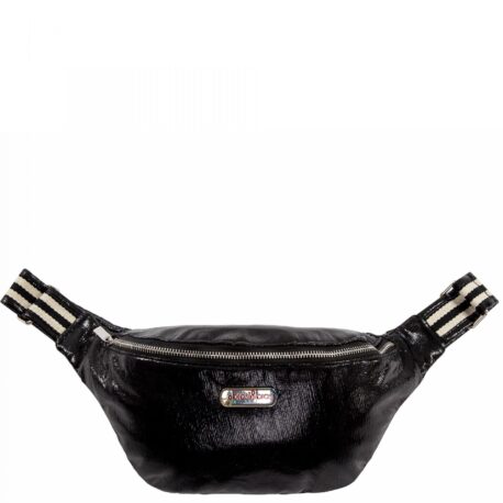 BRASI&BRASI belt&bag glitter stripe schwarz