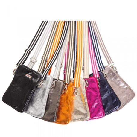 BRASI&BRASI Handy&Zip Stripe Glitter