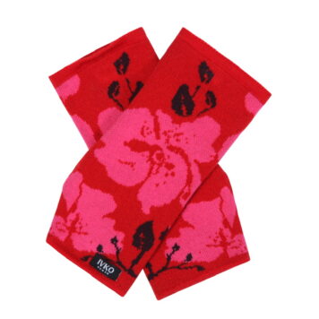 Ivko Women Pulswärmer Orchideenmotiv