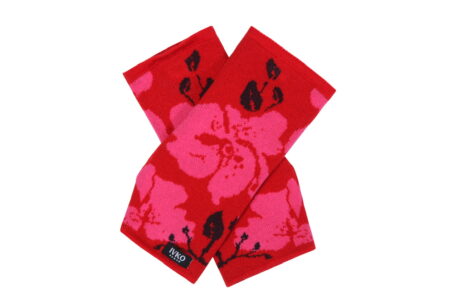 Ivko Women Pulswärmer Orchideenmotiv