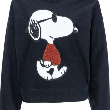 FROGBOX Snoopy Sweatshirt nero
