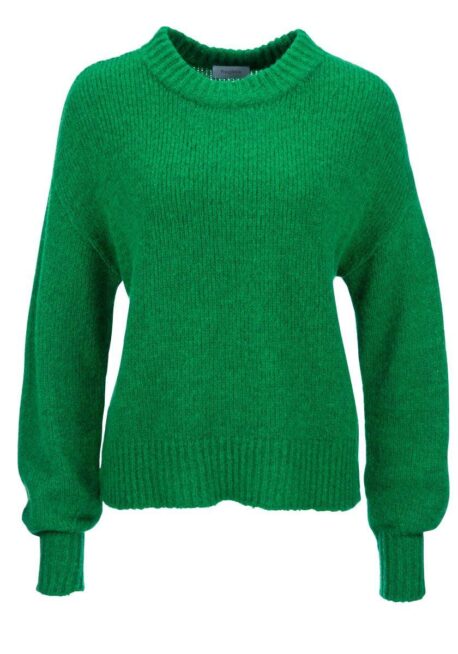 FROGBOX Strickpullover mit Ballonärmeln jolly-green