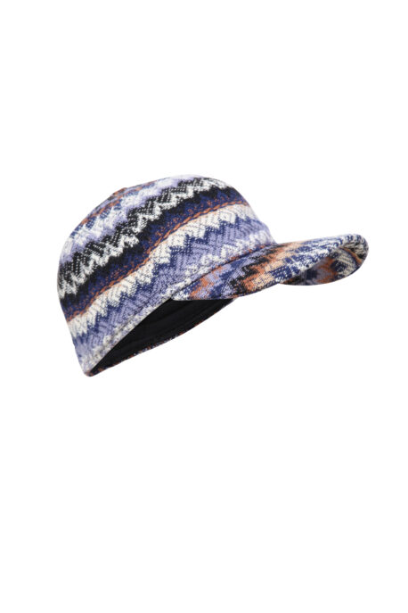 Ivko Women Kappe GeoMuster navy