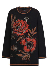 Ivko Women Oversized-Pullover schwarz