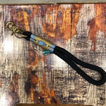 DIE TAUWERKSTATT Keyholder dunkelblau-Buddha gold