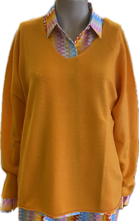 Herzen‘sangelegenheit Pullover Kaschmir marigold