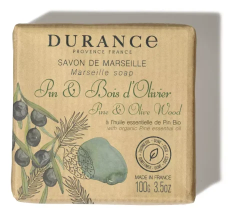 DURANCE Marseiller Seife Kiefer und Olivenholz 100g